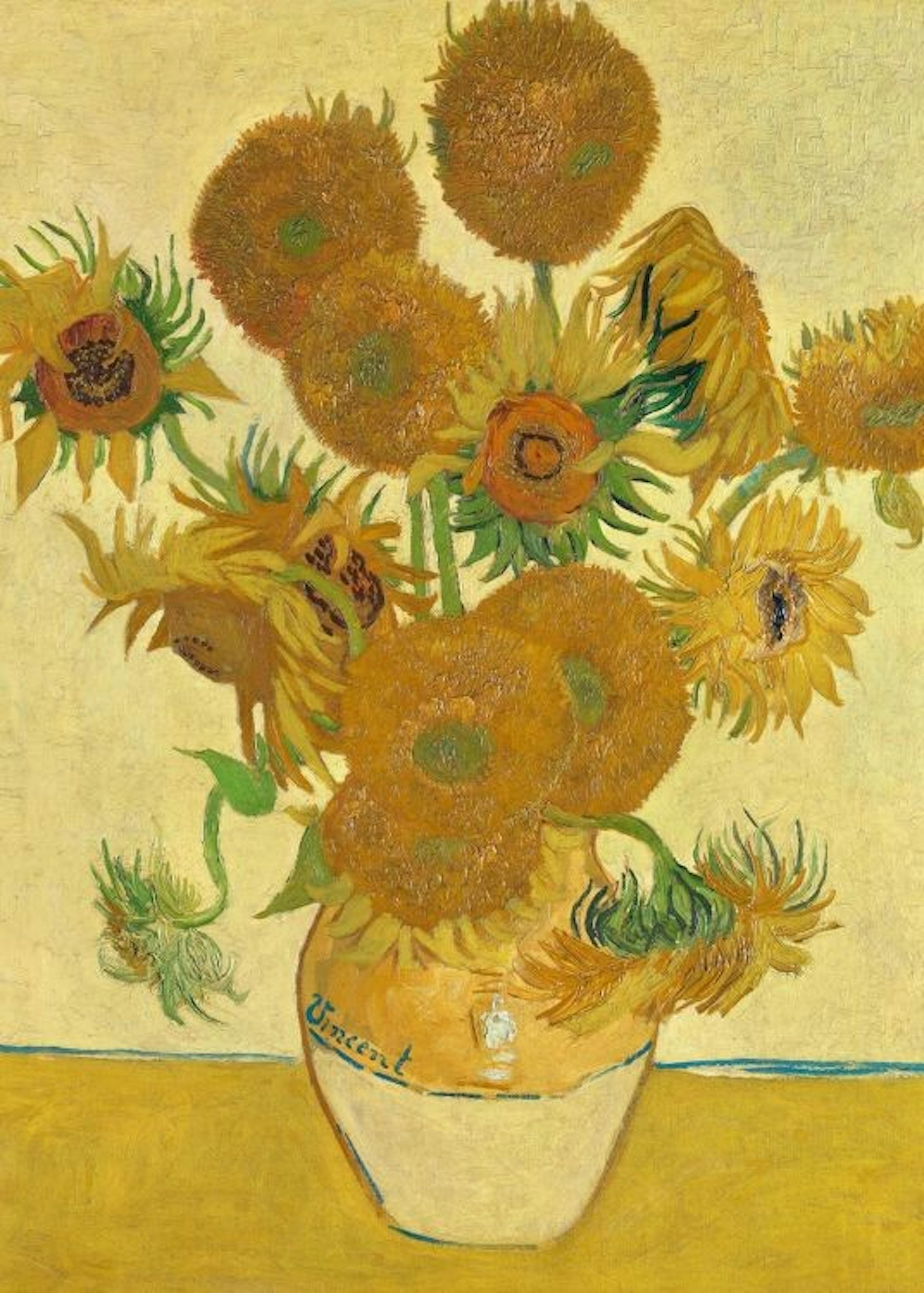 Vincent van Gogh - Sunflowers Plagát 0