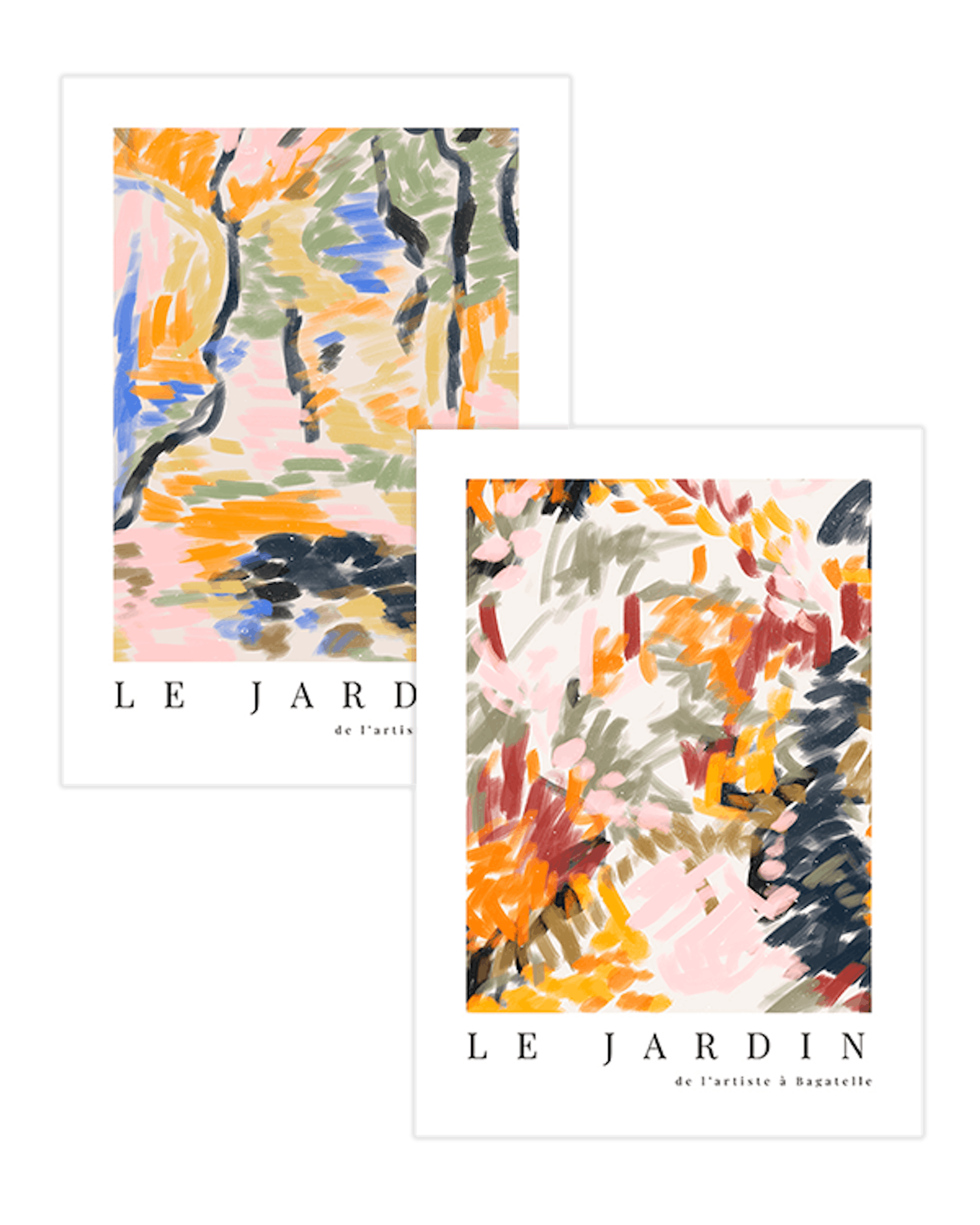 Le Jardin Duo Poster pack