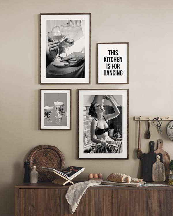 Kitchen Glamour Collection Poster pack (ONE SIZE)