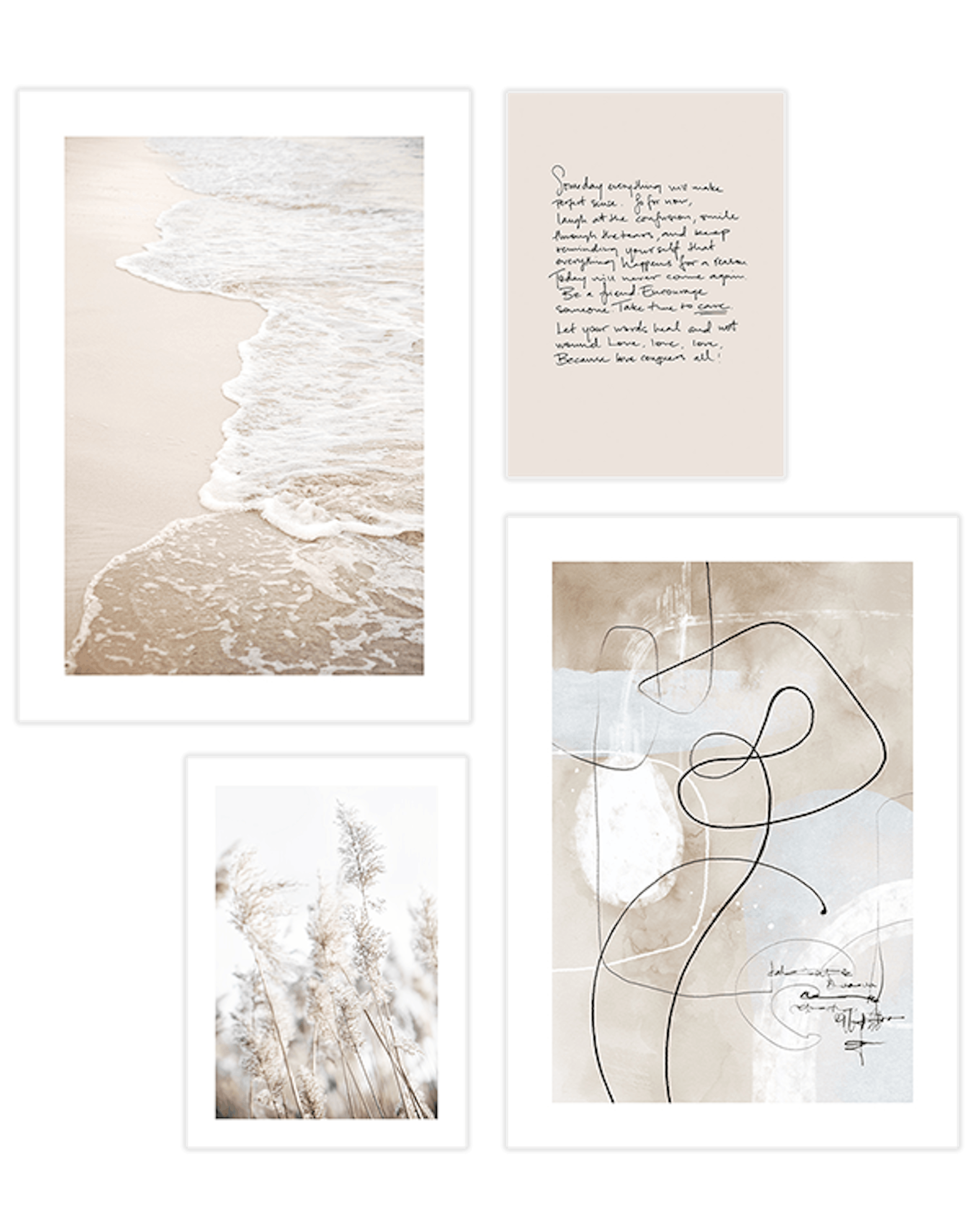 Waves of Silence Collection pacchetto di poster