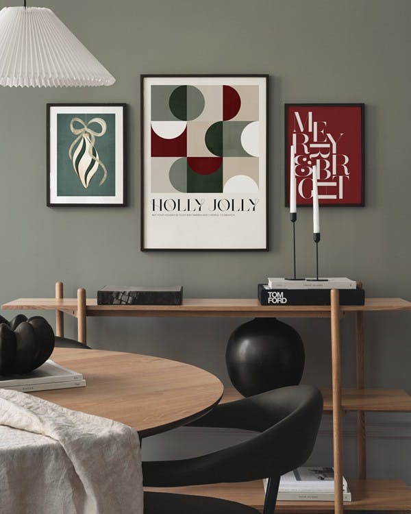 Prints - Holly Jolly Trio Poster pack (ONE SIZE) - Poster pack