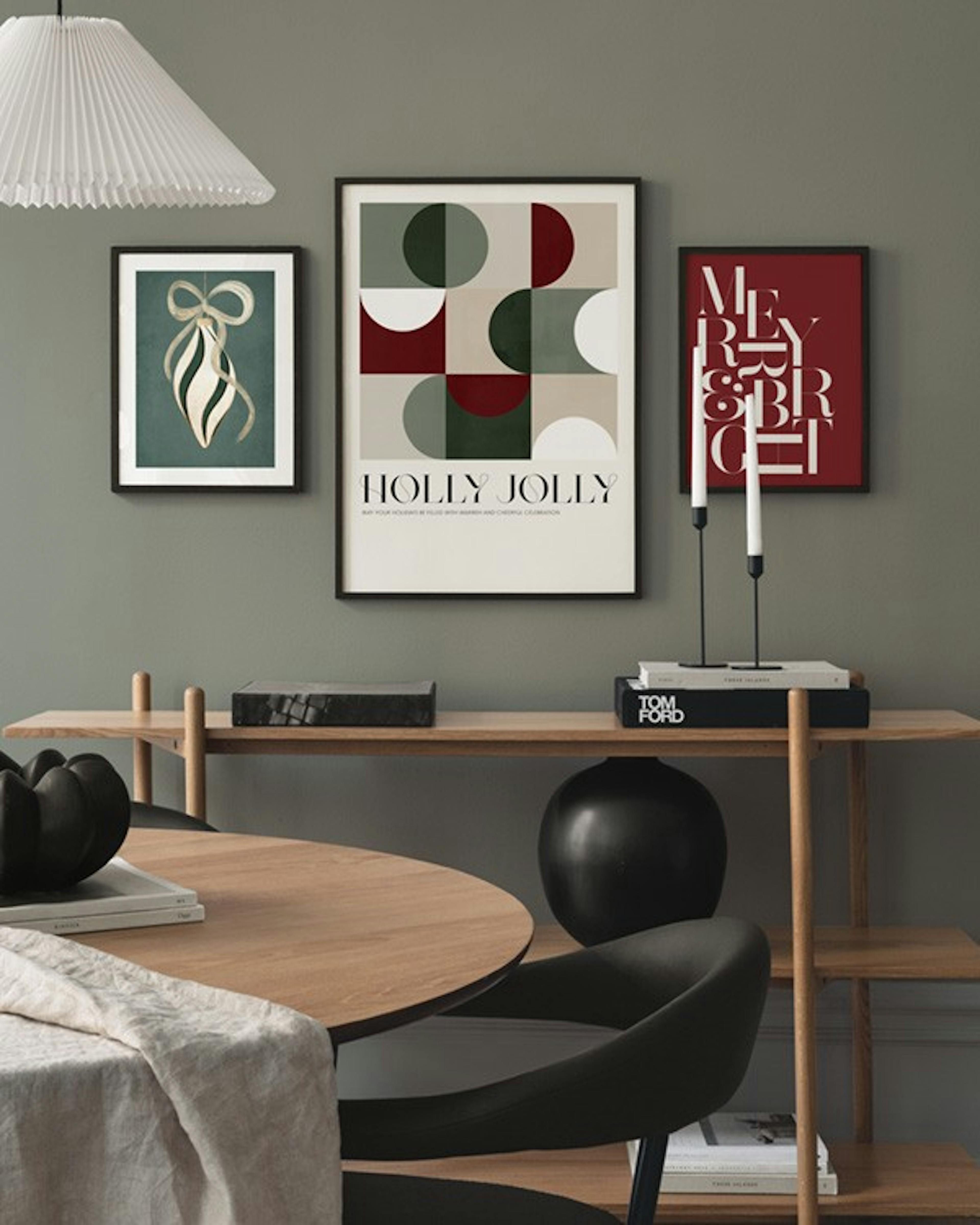 Holly Jolly Trio Lot de posters