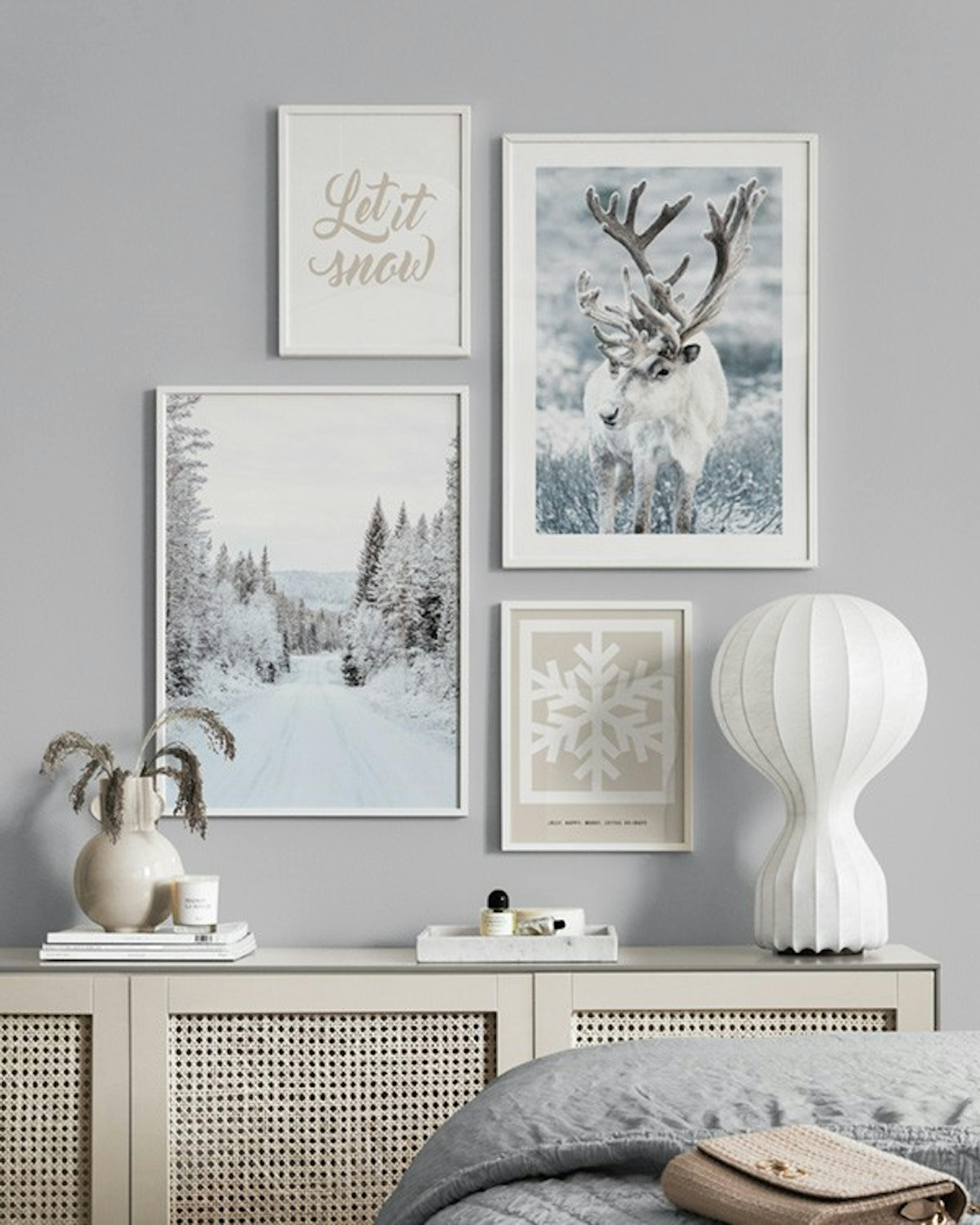 Snowy Season Collection Poster pack