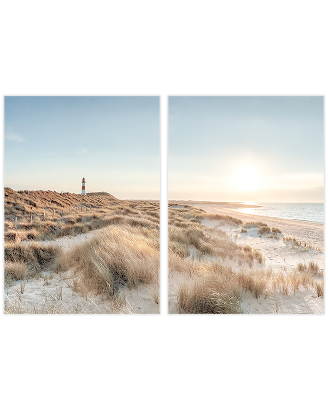Lighthouse Beach Duo Poster pack