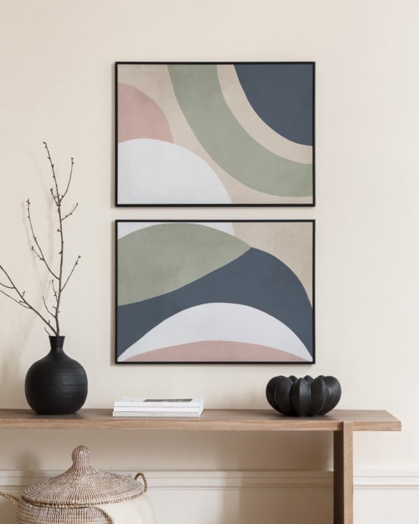 Soft Shapes Duo Plakat pakker (30x40 cm)