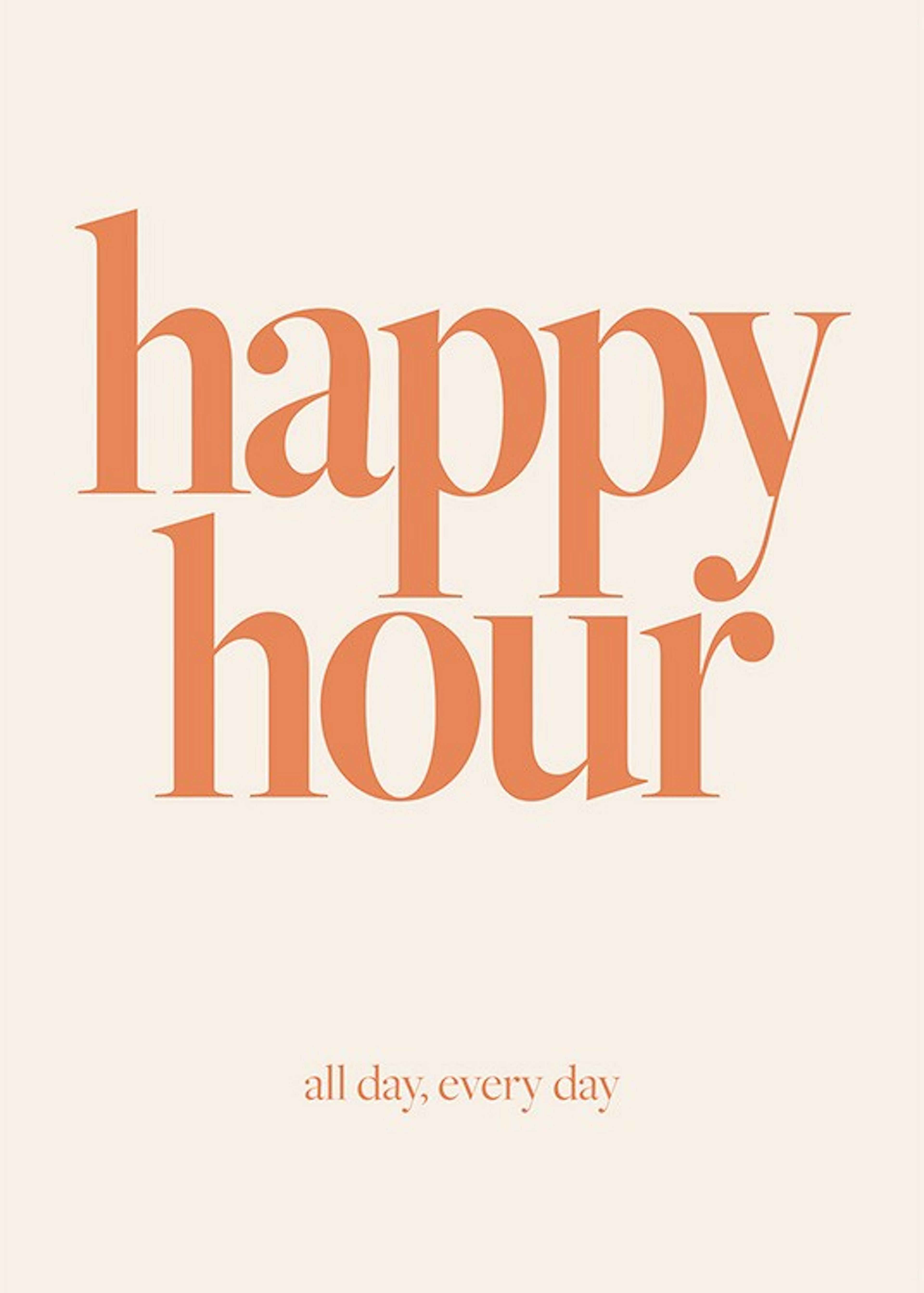 Happy Hour Πακέτο με Poster