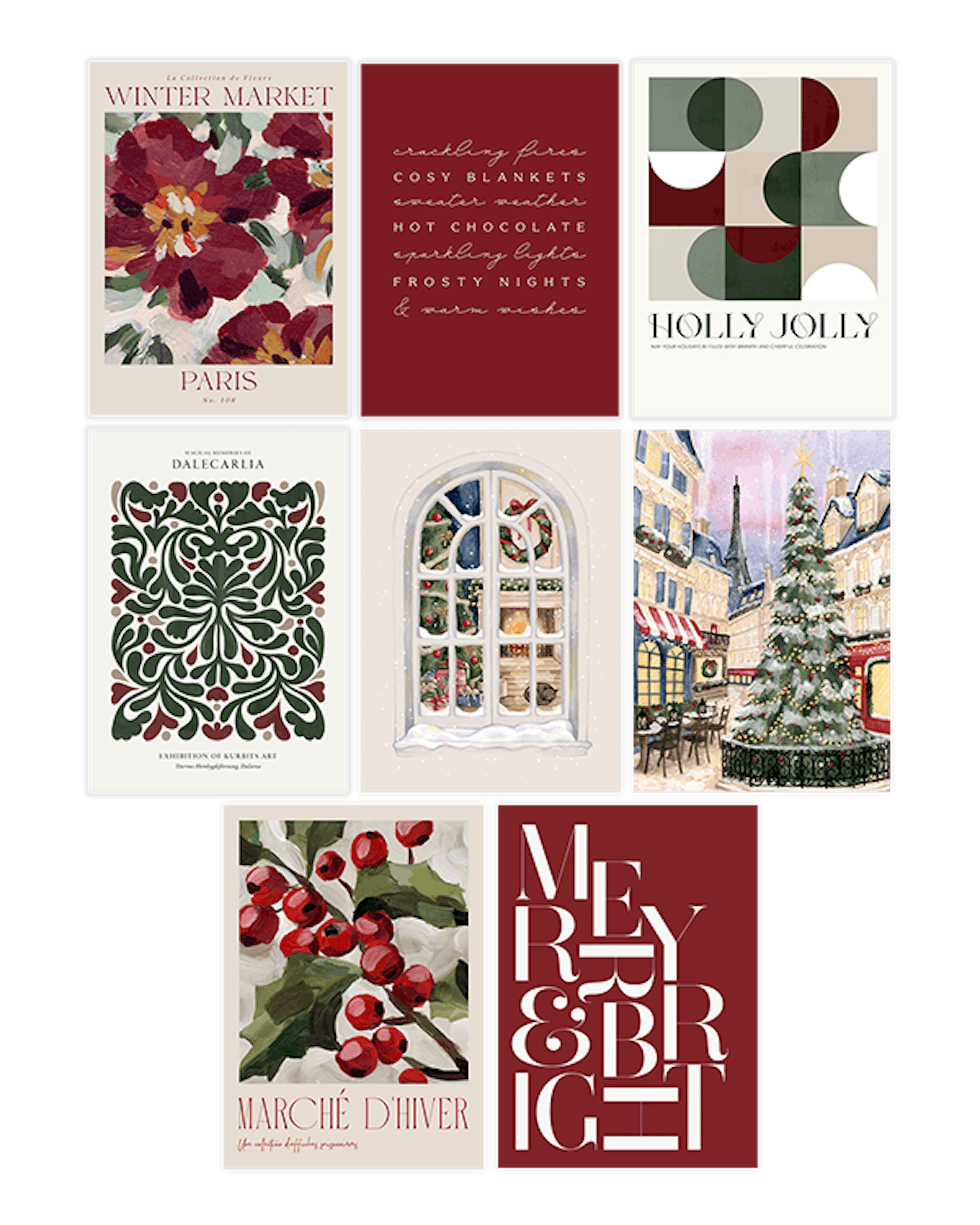 Merry Holiday Cards