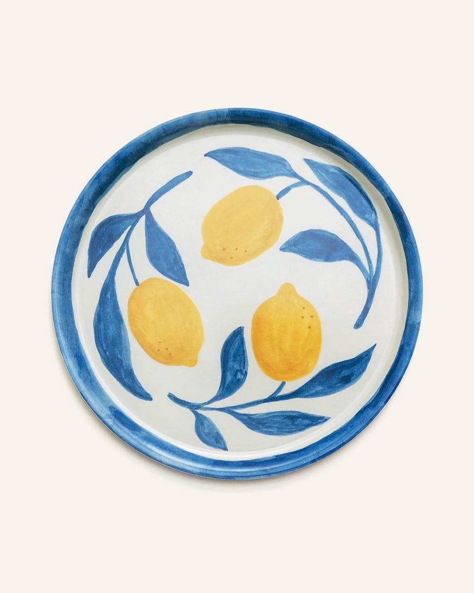 Lemon Branches Tray (Ø 31 cm)