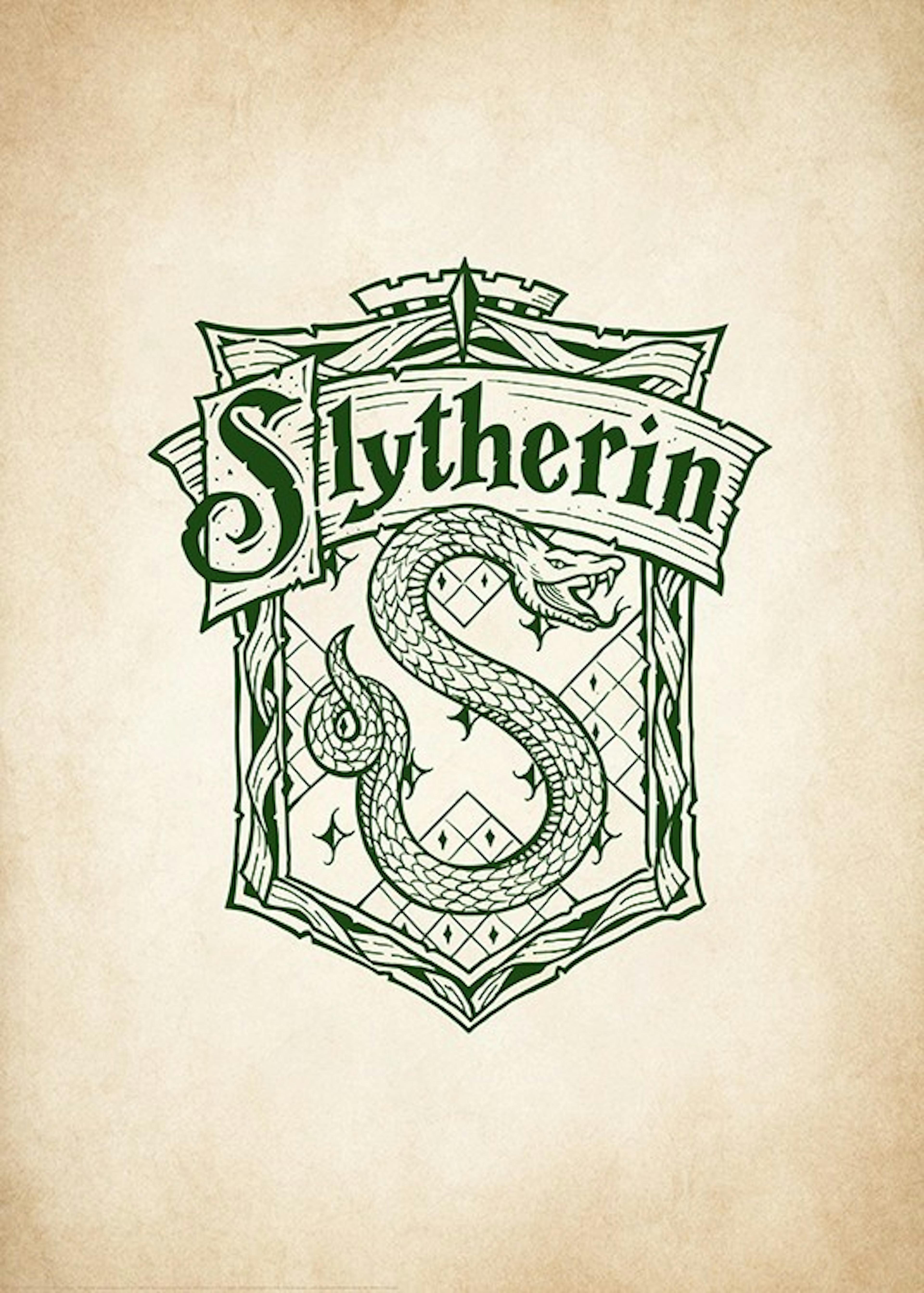 Harry Potter™ - Slytherin Plakat