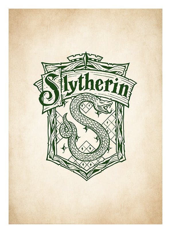 Harry Potter - Slytherin Poster (50x70 cm)- Harry Potter