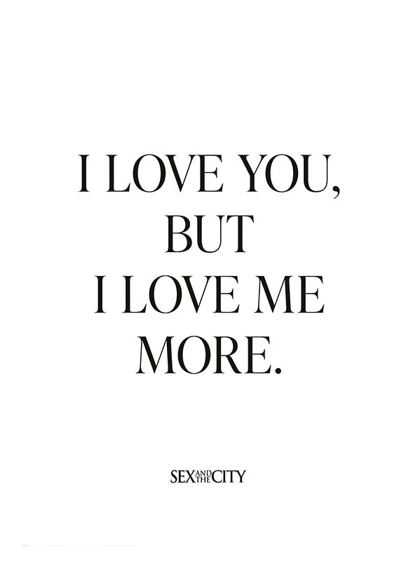 Sex and the City - I Love Me More Affiche (50x70 cm) - Films & Séries TV