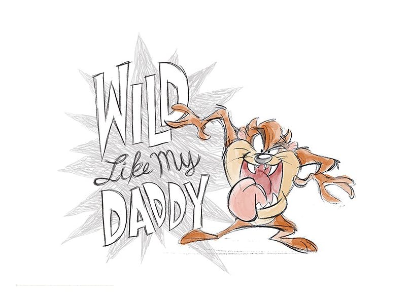 Looney Tunes™ - Wild Like My Daddy Plakat (50x70 cm)-Plakaty
