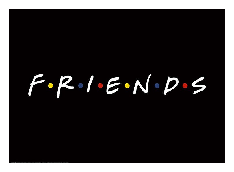 Friends - The Logo Affiche (30x40 cm) - Films & Séries TV